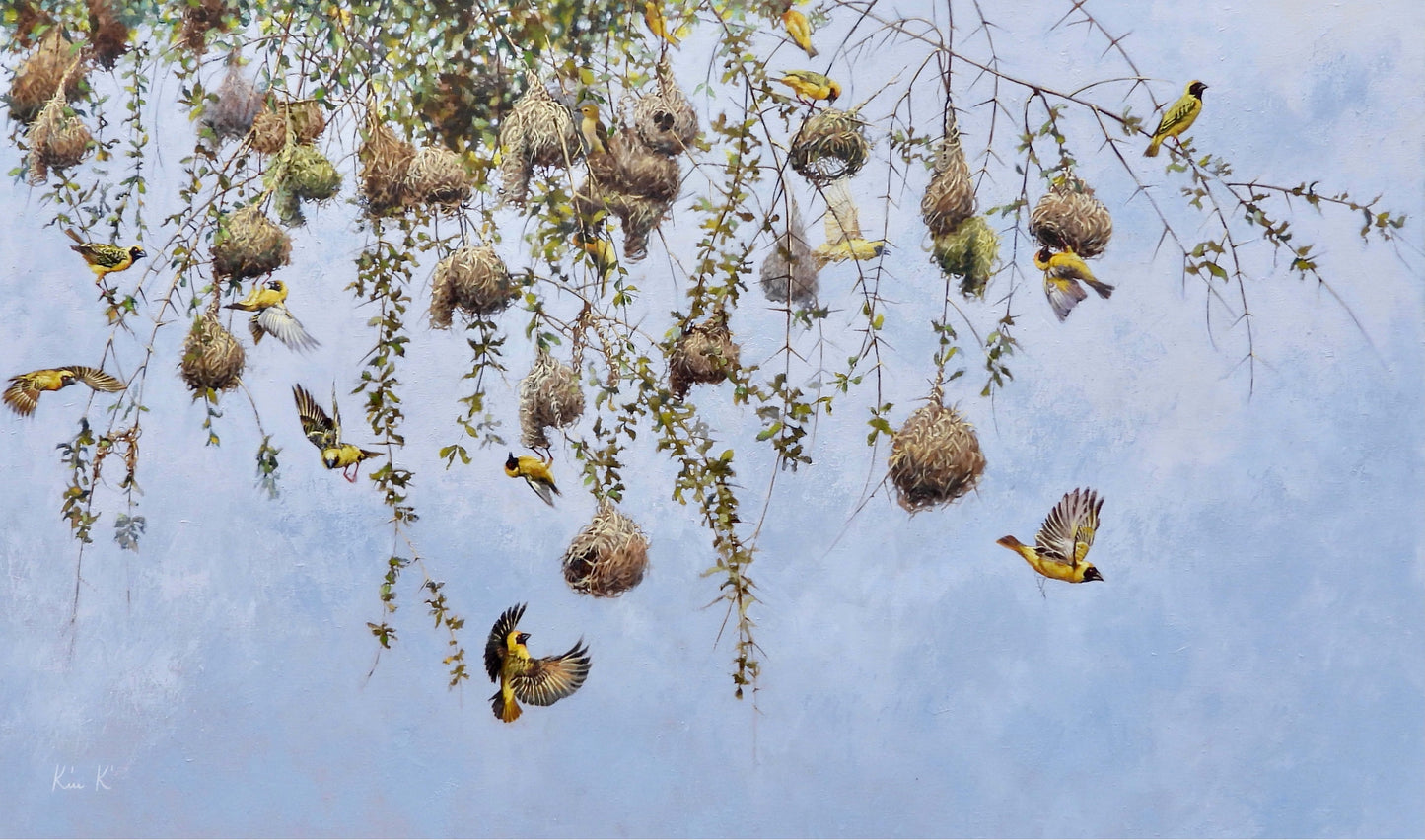 weaver bomb | oil on canvas